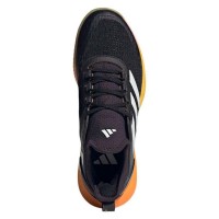 Adidas Adizero Ubersonic 4.1 Clay Preto Prata Laranja Sapatos Femininos