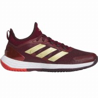 Adidas Tenis Adizero Ubersonic 4.1 Ouro Vermelho