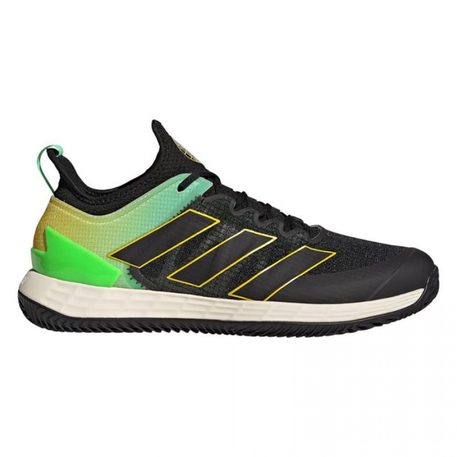 Adidas Adizero Ubersonic 4 Clay Core Shoes Black Yellow