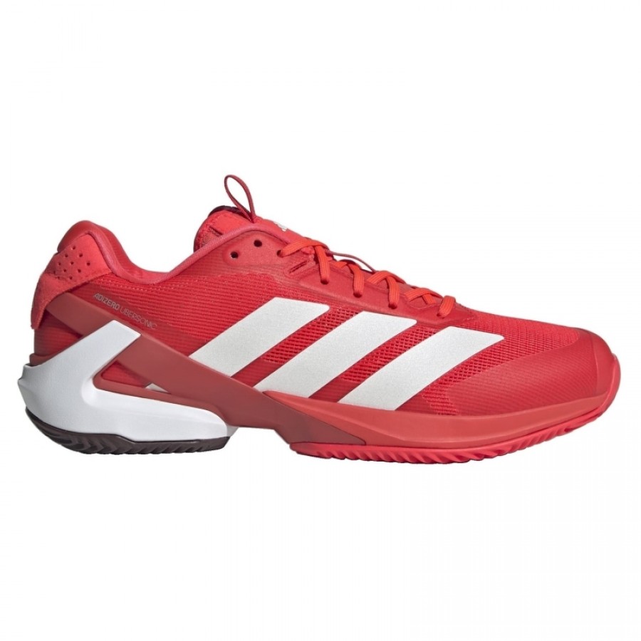 Adidas Adizero Ubersonic 5 Clay Red White Sneakers