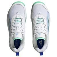 Tenis Adidas AvaFlash Branco Prata Mint Feminino