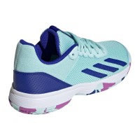 Tenis Adidas Courtflash Aqua Purple Blue Junior