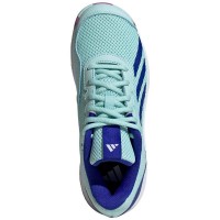 Adidas Courtflash Aqua Purple Blue Junior Sneakers