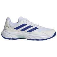 Adidas CourtJam Control 3 Blanc Bleu Aqua Sneakers