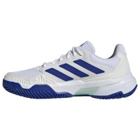 Adidas CourtJam Control 3 Blanc Bleu Aqua Sneakers