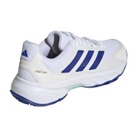 Adidas CourtJam Control 3 Blanc Bleu Aqua Sneakers