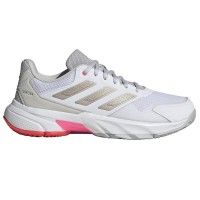 Adidas CourtJam Control 3 White Silver Red Women''s Sneakers