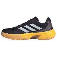 Adidas CourtJam Control 3 Terra Battuta Nero Argento Arancia Scarpe