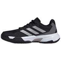 Chaussures Femme Adidas CourtJam Control 3 Noir Argent Gris