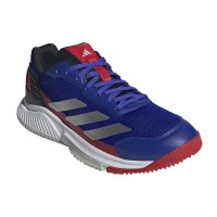 Adidas Courtquick Padel Blue Silver Red Sneakers