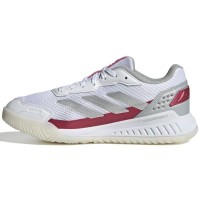 Adidas Courtquick Padel White Silver Pink Women''s Sneakers