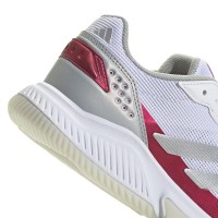 Adidas Courtquick Padel White Silver Pink Women''s Sneakers