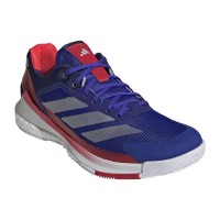 Zapatillas Adidas Crazyquick Boost Padel Azul Plata Blanco