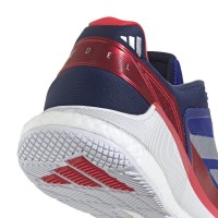 Adidas Crazyquick Boost Padel Bleu Argent Blanc Baskets