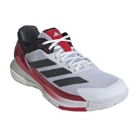 Zapatillas Adidas Crazyquick Boost Padel Blanco Negro Rojo