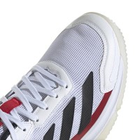 Adidas Crazyquick Padel Blanc Noir Rouge Sneakers