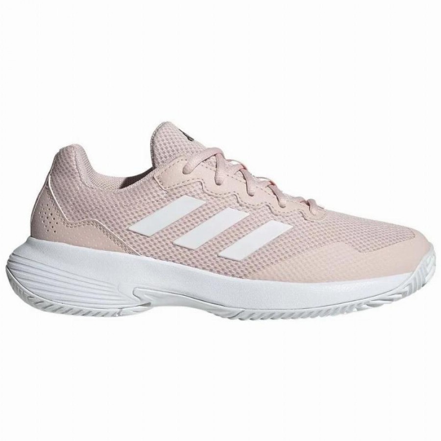 Adidas GameCourt 2.0 Rose Blanc Baskets Femme