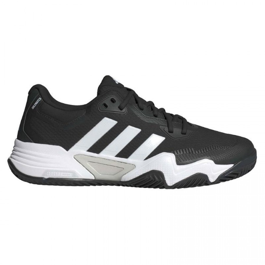 Adidas Solematch Control 2 Clay Black White Sneakers