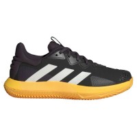 Adidas Solematch Control Clay Nero Argento Arancia Scarpe