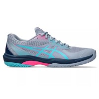 Zapatillas Asics Game FF Padel Gris Azul Aqua