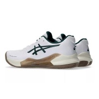 Zapatillas Asics Gel Challenger 14 Clay Blanco Verde Oscuro