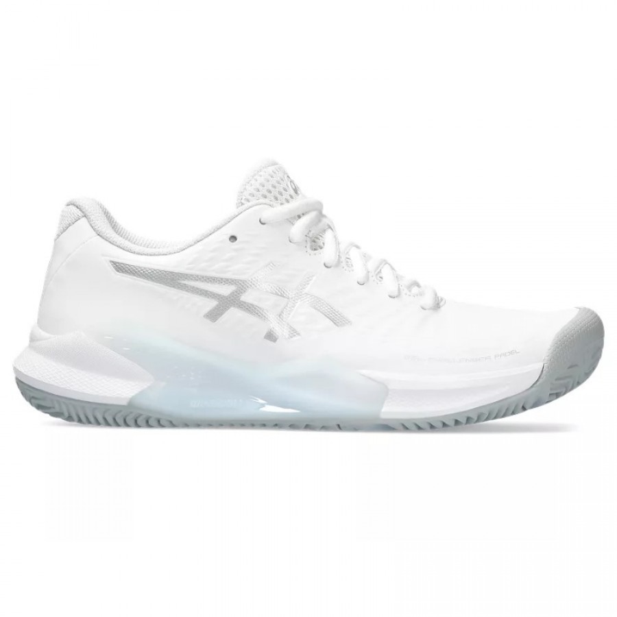 Baskets Femme Asics Gel Challenger 14 Padel Blanc Argent