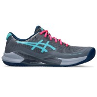 Tenis Asics Gel Challenger 14 Padel Cinza Metropolis Aqua