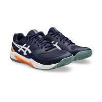 Baskets Asics Gel Dedicate 8 Padel Bleu Nuit Blanc