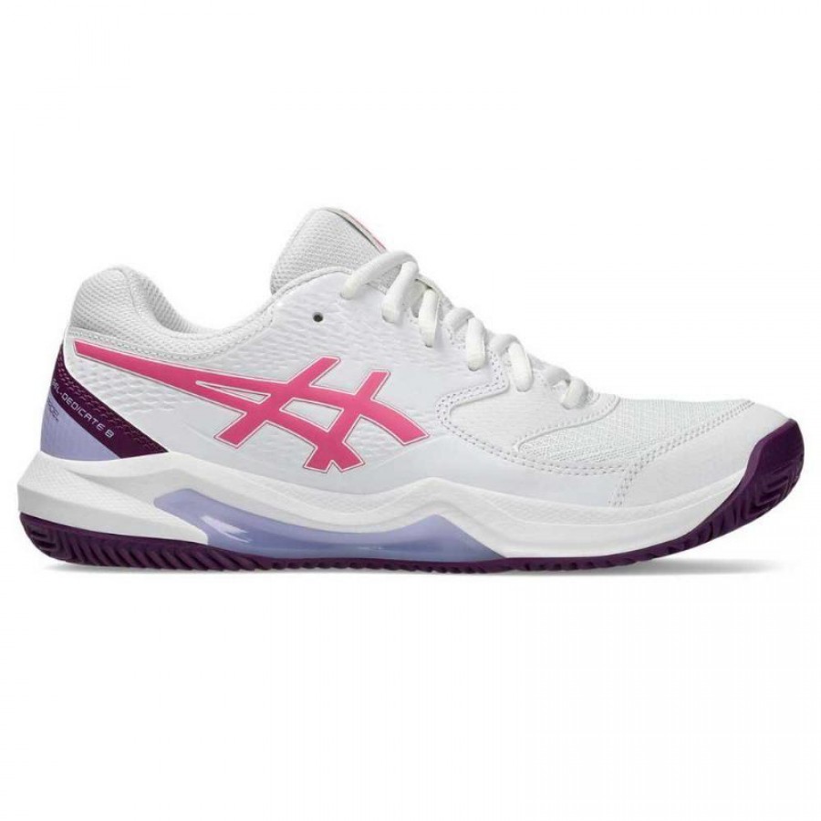 Asics Gel Dedicate 8 Padel White Dragon Fruit Tenis Feminino