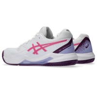 Asics Gel Dedicate 8 Padel White Dragon Fruit Tenis Feminino