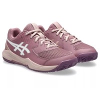 Baskets Junior Asics Gel Dedicate 8 Padel GS Purple Oxide Blanc