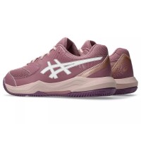 Baskets Junior Asics Gel Dedicate 8 Padel GS Purple Oxide Blanc