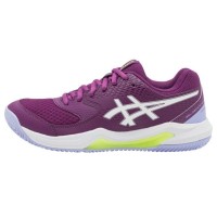 Baskets Femme Asics Gel Dedicate 8 Padel Intense Mauve Blanc