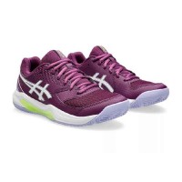 Sneakers Asics Gel Dedicate 8 Padel Intense Mauve Bianco Donna