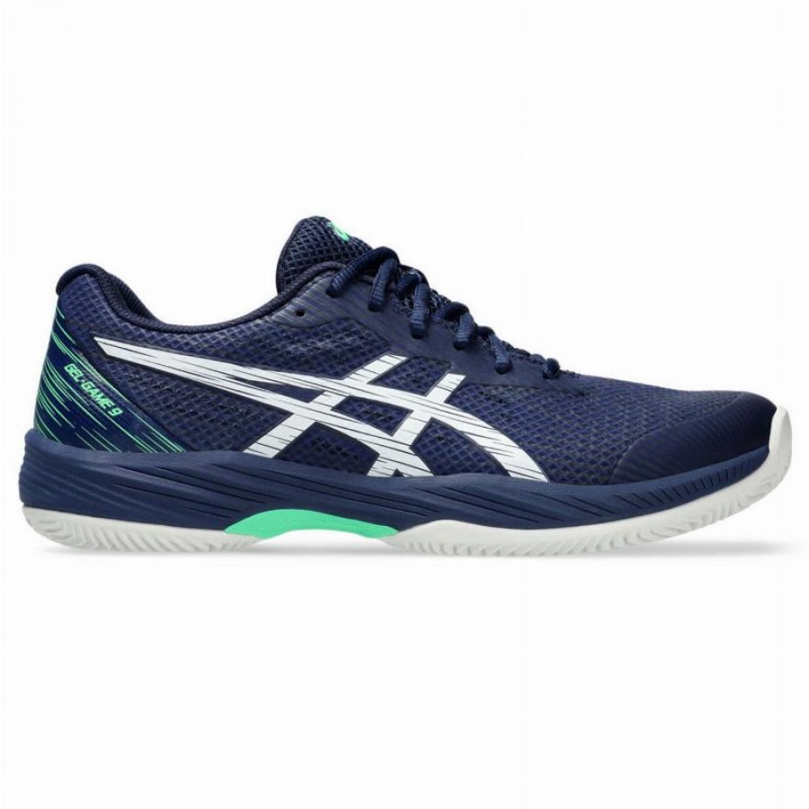 Tenis Asics Gel Game 9 Clay Blue White