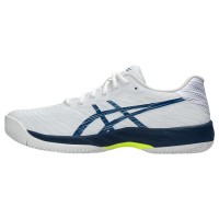 Baskets Asics Gel Game 9 TERRE BATTUE Blanc Bleu Mako