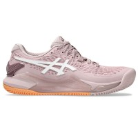 Asics Gel Resolution 9 Rosa Bianco - TERRA BATTUTA - Sneakers Donna