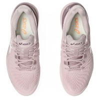 Asics Gel Resolucão 9 Clay Rosa Tenis Branco Feminino