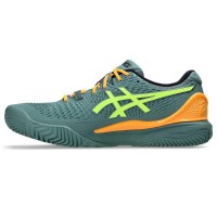 Asics Gel Resolution 9 Padel Celadon Tenis Amarelo