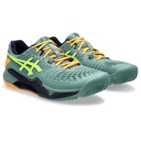 Asics Gel Resolution 9 Padel Celadon Tenis Amarelo