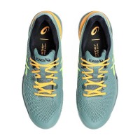 Zapatillas Asics Gel Resolution 9 Padel Celadon Amarillo