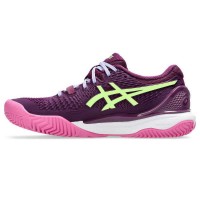 Asics Gel Resolution 9 Padel Intense Lime Women''s Shoes