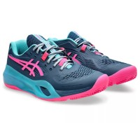 Scarpe da ginnastica Asics Gel Resolution X Padel Blu Mako Rosa