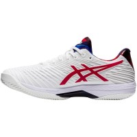 Sapatos Asics Solução Velocidade FF 2 Argila L.E. White Red Classic - Barata Oferta Outlet