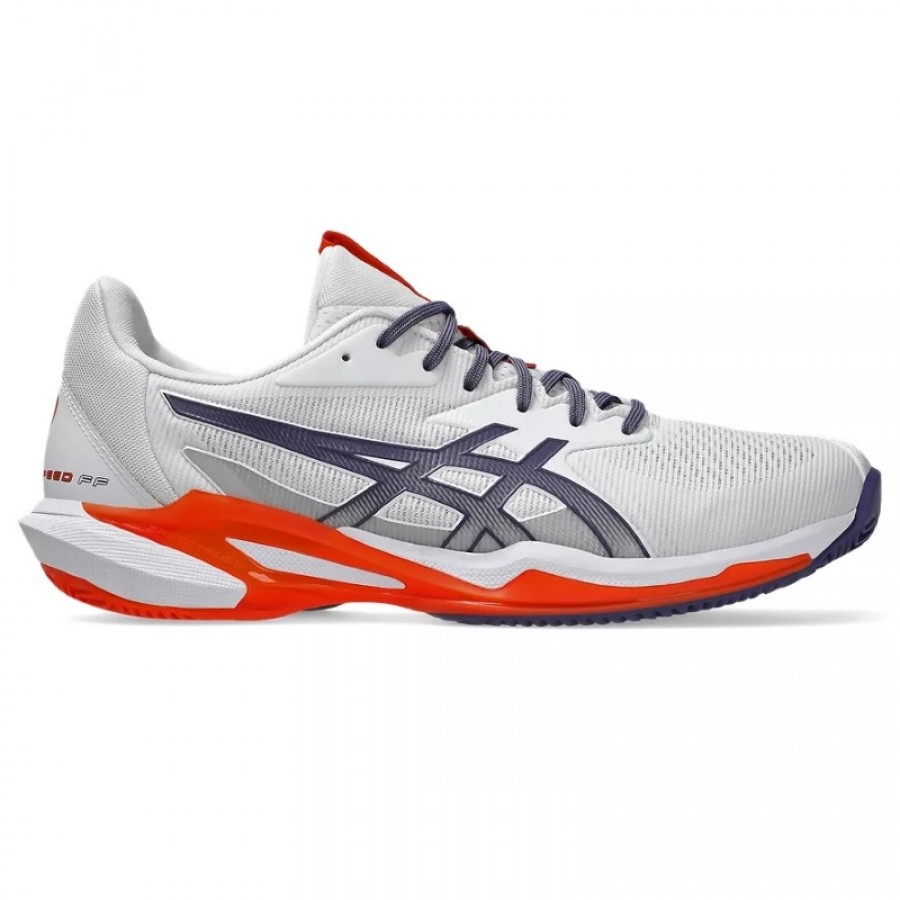 Zapatillas Asics Solution Speed FF 3 Clay Blanco Gris Naranja