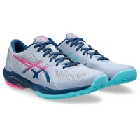 Tenis Asics Solution Swift FF 2 Padel Cinza Azul Mako