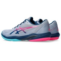 Tenis Asics Solution Swift FF 2 Padel Cinza Azul Mako