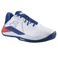 Babolat Propulse Fury 3 Bianco Blu Rosso Scarpe da ginnastica