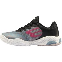 Tenis Bullpadel Ionic 24I Preto Cinza Claro Feminino