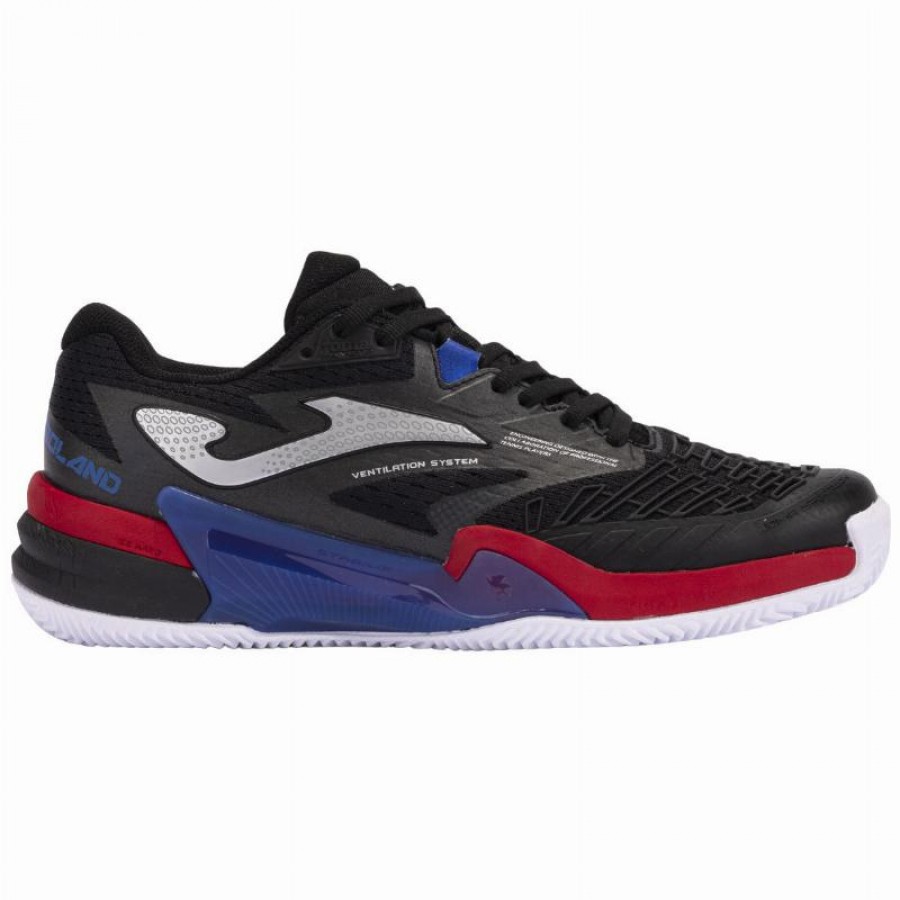 Joma Roland 2401 Noir Rouge Baskets